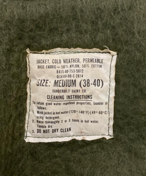 US ARMY（ユーエスアーミー）US ARMY (ユーエスアーミー) A-2 デッキジャケット カーキ サイズ:MEDIUM(38-40)の古着・服飾アイテム