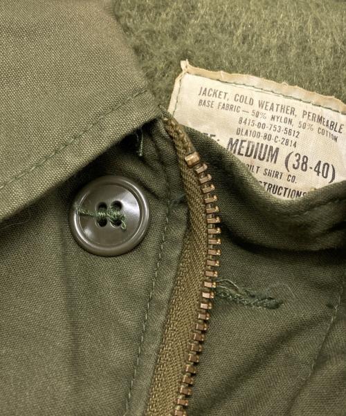 US ARMY（ユーエスアーミー）US ARMY (ユーエスアーミー) A-2 デッキジャケット カーキ サイズ:MEDIUM(38-40)の古着・服飾アイテム