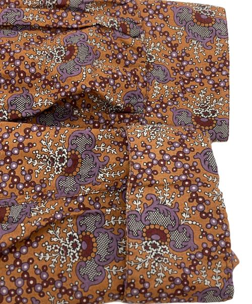 MIU MIU（ミュウミュウ）MIU MIU (ミュウミュウ) ペイズリー柄ウエスタンシャツ/Paisley Western Shirt ブラウン サイズ:40の古着・服飾アイテム