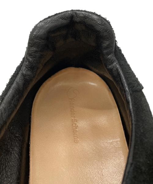 HENDER SCHEME（エンダースキーマ）HENDER SCHEME (エンダースキーマ) timベルクロスウェードシューズ ブラック サイズ:4の古着・服飾アイテム