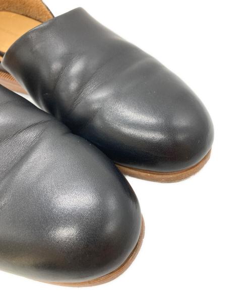 HENDER SCHEME（エンダースキーマ）HENDER SCHEME (エンダースキーマ) envyレザースリッポン ブラック サイズ:4の古着・服飾アイテム