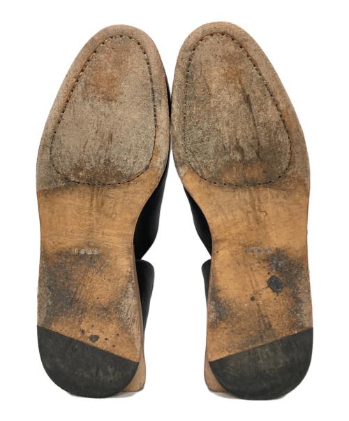 HENDER SCHEME（エンダースキーマ）HENDER SCHEME (エンダースキーマ) envyレザースリッポン ブラック サイズ:4の古着・服飾アイテム