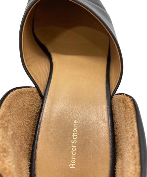 HENDER SCHEME（エンダースキーマ）HENDER SCHEME (エンダースキーマ) envyレザースリッポン ブラック サイズ:4の古着・服飾アイテム