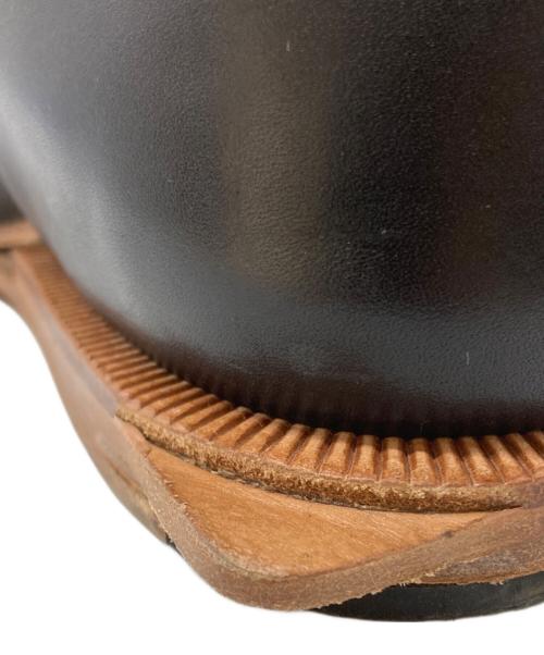 HENDER SCHEME（エンダースキーマ）HENDER SCHEME (エンダースキーマ) envyレザースリッポン ブラック サイズ:4の古着・服飾アイテム