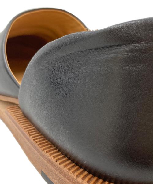 HENDER SCHEME（エンダースキーマ）HENDER SCHEME (エンダースキーマ) envyレザースリッポン ブラック サイズ:4の古着・服飾アイテム
