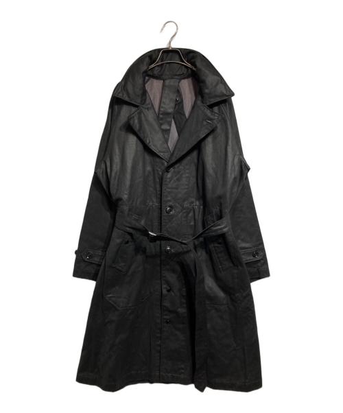 Engineered Garments（エンジニアドガーメンツ）Engineered Garments (エンジニアドガーメンツ) ブラック コーティングツイル ドリズラーコート/Coated Twill Drizzler Coat  ブラック サイズ:Mの古着・服飾アイテム