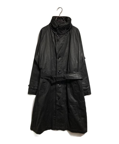 Engineered Garments（エンジニアドガーメンツ）Engineered Garments (エンジニアドガーメンツ) ブラック コーティングツイル ドリズラーコート/Coated Twill Drizzler Coat  ブラック サイズ:Mの古着・服飾アイテム