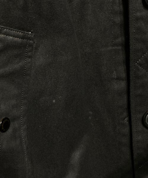 Engineered Garments（エンジニアドガーメンツ）Engineered Garments (エンジニアドガーメンツ) ブラック コーティングツイル ドリズラーコート/Coated Twill Drizzler Coat  ブラック サイズ:Mの古着・服飾アイテム