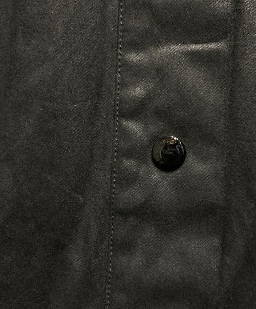 Engineered Garments（エンジニアドガーメンツ）Engineered Garments (エンジニアドガーメンツ) ブラック コーティングツイル ドリズラーコート/Coated Twill Drizzler Coat  ブラック サイズ:Mの古着・服飾アイテム