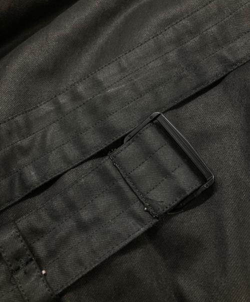 Engineered Garments（エンジニアドガーメンツ）Engineered Garments (エンジニアドガーメンツ) ブラック コーティングツイル ドリズラーコート/Coated Twill Drizzler Coat  ブラック サイズ:Mの古着・服飾アイテム