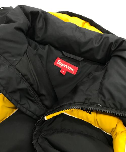 SUPREME（シュプリーム）SUPREME (シュプリーム) Stripe Panel Down Jacket ブラック×イエロー サイズ:Ｓの古着・服飾アイテム