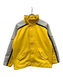 SUPREME（シュプリーム）の古着「Brushed Twill Zip Jacket」｜イエロー×グレー