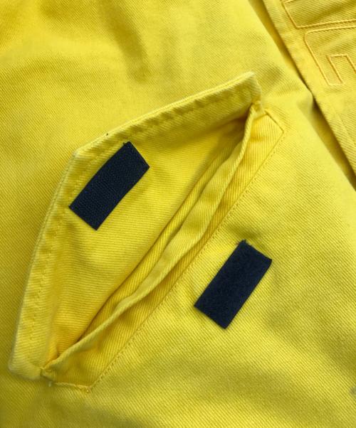 SUPREME（シュプリーム）SUPREME (シュプリーム) Brushed Twill Zip Jacket イエロー×グレー サイズ:Ｓの古着・服飾アイテム