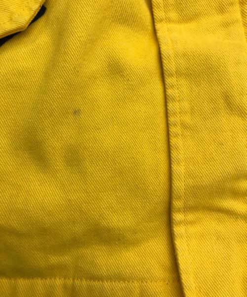 SUPREME（シュプリーム）SUPREME (シュプリーム) Brushed Twill Zip Jacket イエロー×グレー サイズ:Ｓの古着・服飾アイテム