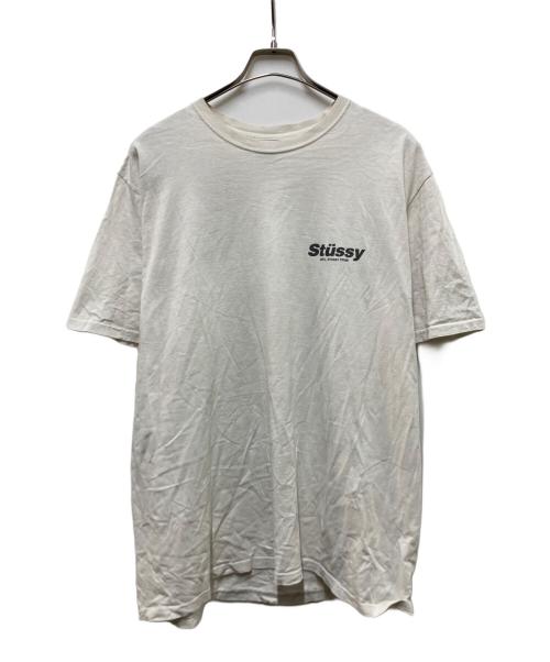 stussy（ステューシー）stussy (ステューシー) Rabbit Hole Tee ホワイト サイズ:Lの古着・服飾アイテム