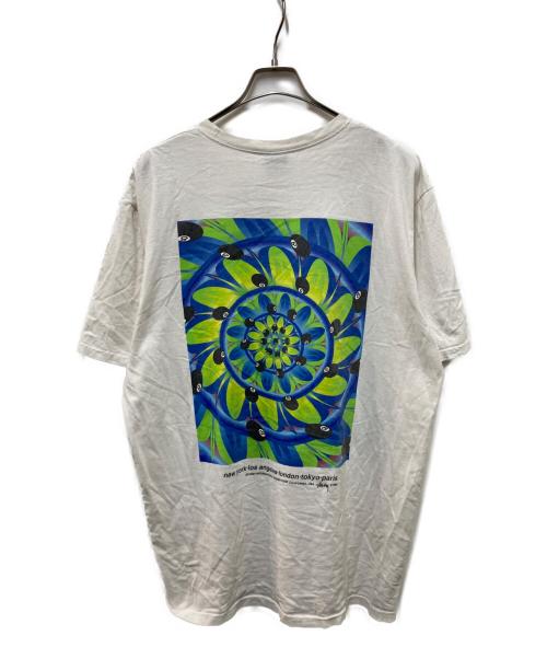 stussy（ステューシー）stussy (ステューシー) Rabbit Hole Tee ホワイト サイズ:Lの古着・服飾アイテム