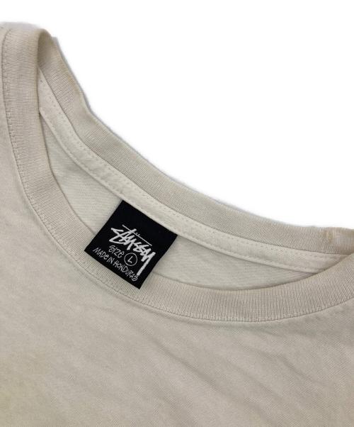 stussy（ステューシー）stussy (ステューシー) Rabbit Hole Tee ホワイト サイズ:Lの古着・服飾アイテム