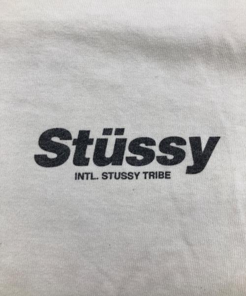 stussy（ステューシー）stussy (ステューシー) Rabbit Hole Tee ホワイト サイズ:Lの古着・服飾アイテム