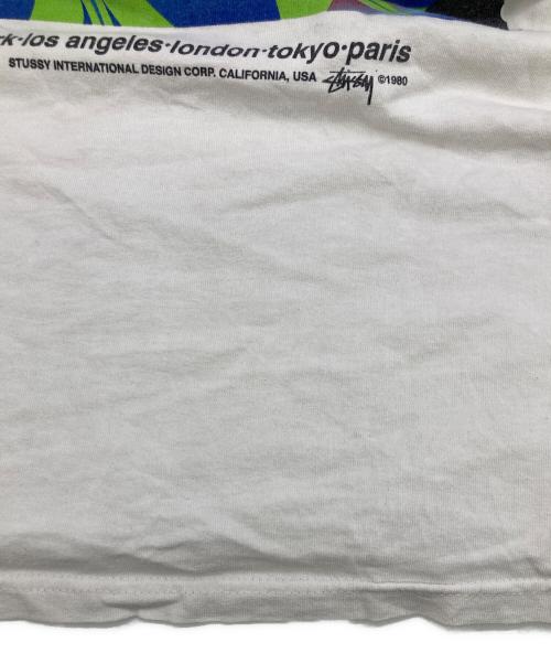 stussy（ステューシー）stussy (ステューシー) Rabbit Hole Tee ホワイト サイズ:Lの古着・服飾アイテム