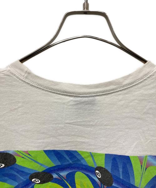 stussy（ステューシー）stussy (ステューシー) Rabbit Hole Tee ホワイト サイズ:Lの古着・服飾アイテム