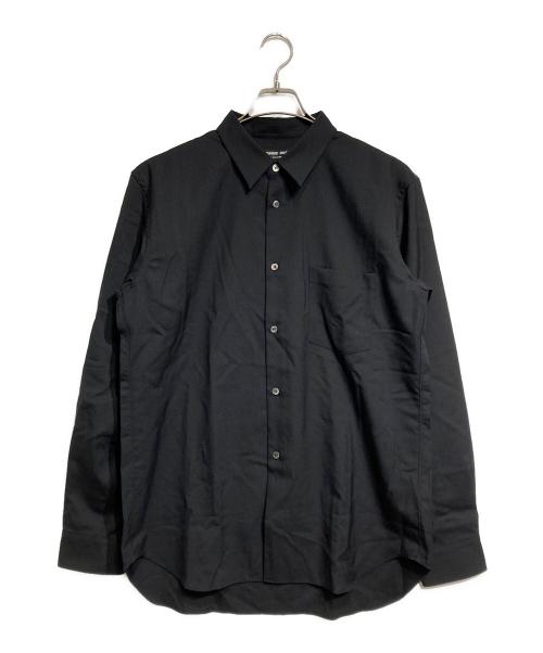COMME des GARCONS HOMME DEUX（コムデギャルソン オム ドゥ）COMME des GARCONS HOMME DEUX (コムデギャルソン オム ドゥ) ウールトロピカルシャツ ブラック サイズ:Lの古着・服飾アイテム