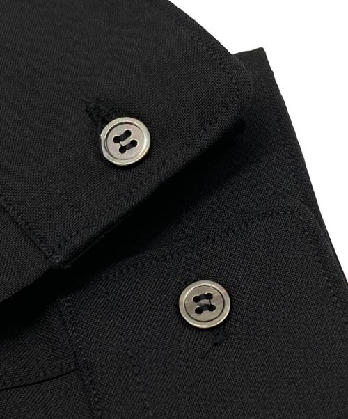 COMME des GARCONS HOMME DEUX（コムデギャルソン オム ドゥ）COMME des GARCONS HOMME DEUX (コムデギャルソン オム ドゥ) ウールトロピカルシャツ ブラック サイズ:Lの古着・服飾アイテム