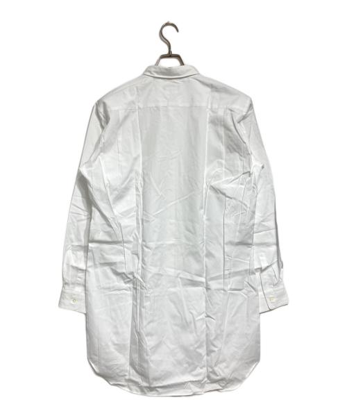 COMME des GARCONS HOMME PLUS（コムデギャルソンオムプリュス）COMME des GARCONS HOMME PLUS (コムデギャルソンオムプリュス) レギュラーカラーロングシャツ ホワイト サイズ:Lの古着・服飾アイテム