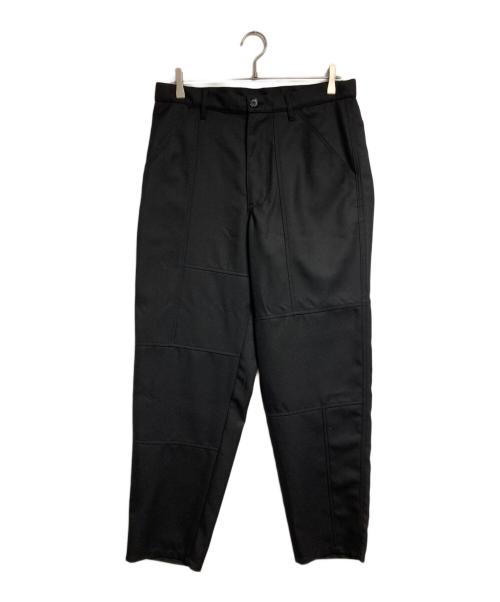 COMME des GARCONS SHIRT（コムデギャルソンシャツ）COMME des GARCONS SHIRT (コムデギャルソンシャツ) パッチワークウールポリパンツ ブラック サイズ:Mの古着・服飾アイテム