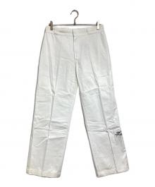 RAF SIMONS（ラフシモンズ）の古着「Double Knee Work Pants/ダブルニーワークパンツ」｜ホワイト