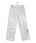 RAF SIMONS（ラフシモンズ）の古着「Double Knee Work Pants/ダブルニーワークパンツ」｜ホワイト