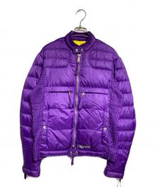 DSQUARED2（ディースクエアード）の古着「ライダースダウンジャケット/Rider's down jacket」｜パープル
