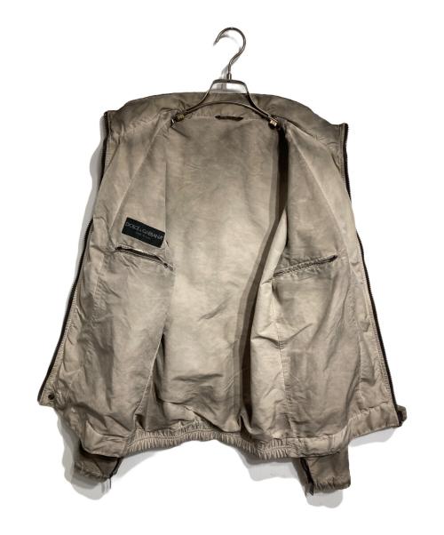 DOLCE & GABBANA（ドルチェ＆ガッバーナ）DOLCE & GABBANA (ドルチェ＆ガッバーナ) ガーメントダイジャケット グレー サイズ:46の古着・服飾アイテム