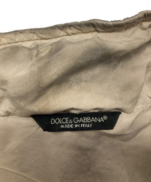 DOLCE & GABBANA（ドルチェ＆ガッバーナ）DOLCE & GABBANA (ドルチェ＆ガッバーナ) ガーメントダイジャケット グレー サイズ:46の古着・服飾アイテム