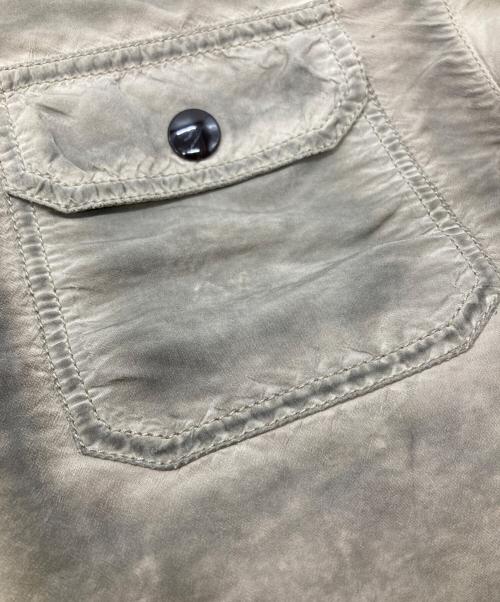 DOLCE & GABBANA（ドルチェ＆ガッバーナ）DOLCE & GABBANA (ドルチェ＆ガッバーナ) ガーメントダイジャケット グレー サイズ:46の古着・服飾アイテム