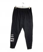 DSQUARED2ディースクエアード）の古着「ICONロゴスウェットパンツ/ Icon Ski Pants」｜ブラック