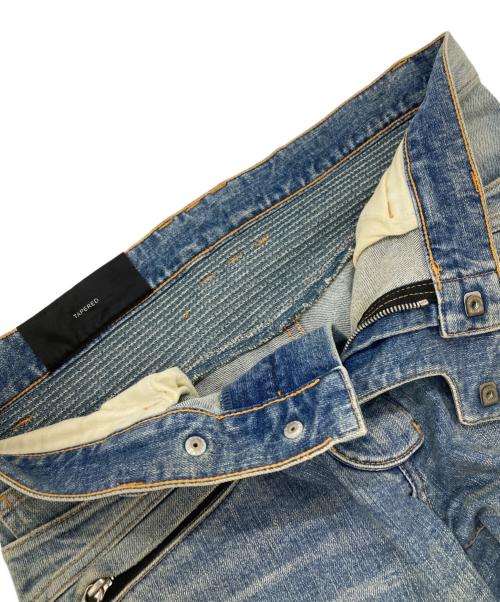 BALMAIN（バルマン）BALMAIN (バルマン) クラッシュ×ウォッシュドバイカーデニム インディゴ サイズ:30の古着・服飾アイテム