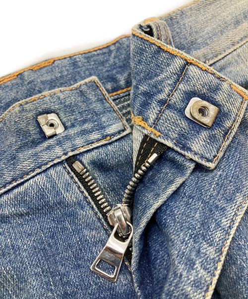 BALMAIN（バルマン）BALMAIN (バルマン) クラッシュ×ウォッシュドバイカーデニム インディゴ サイズ:30の古着・服飾アイテム