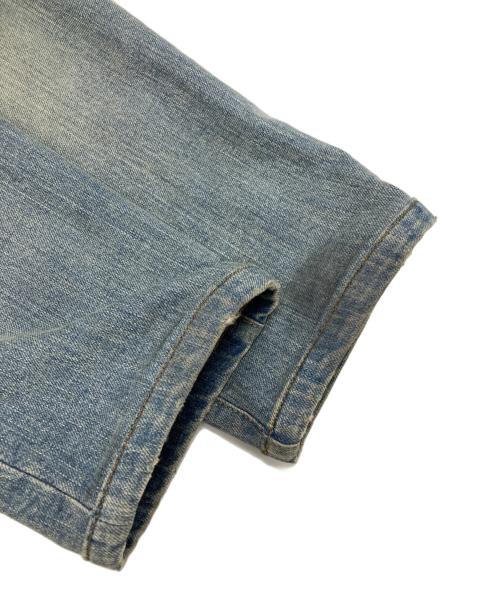 BALMAIN（バルマン）BALMAIN (バルマン) クラッシュ×ウォッシュドバイカーデニム インディゴ サイズ:30の古着・服飾アイテム