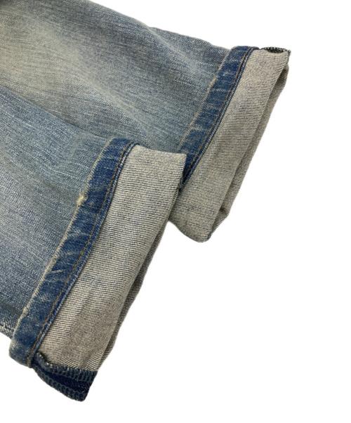BALMAIN（バルマン）BALMAIN (バルマン) クラッシュ×ウォッシュドバイカーデニム インディゴ サイズ:30の古着・服飾アイテム