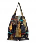 HERMESエルメス）の古着「シルキーポップトートバッグ/Silky Pop Tote Bag」｜ブラック