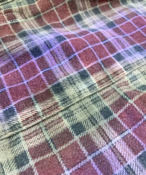 Rebuild by Needles（リビルドバイニードルス）Rebuild by Needles (リビルドバイニードルス) 再構築シャツ パープル サイズ:Ｍの古着・服飾アイテム