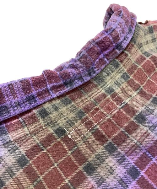 Rebuild by Needles（リビルドバイニードルス）Rebuild by Needles (リビルドバイニードルス) 再構築シャツ パープル サイズ:Ｍの古着・服飾アイテム