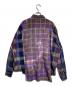 Rebuild by Needles (リビルドバイニードルス) 再構築シャツ パープル サイズ:Ｍ：14000円
