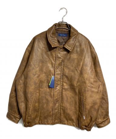 中古・古着通販】NAUTICA (ノーティカ) ムラ加工フェイクレザー