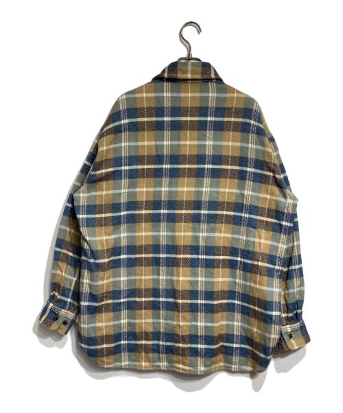 URU（ウル）URU (ウル) コットンチェックシャツ ベージュ サイズ:2の古着・服飾アイテム