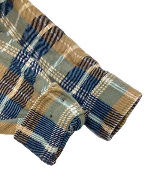 URU（ウル）URU (ウル) コットンチェックシャツ ベージュ サイズ:2の古着・服飾アイテム