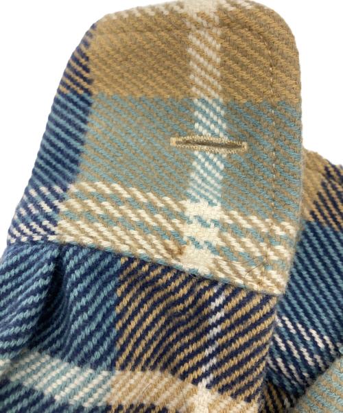 URU（ウル）URU (ウル) コットンチェックシャツ ベージュ サイズ:2の古着・服飾アイテム