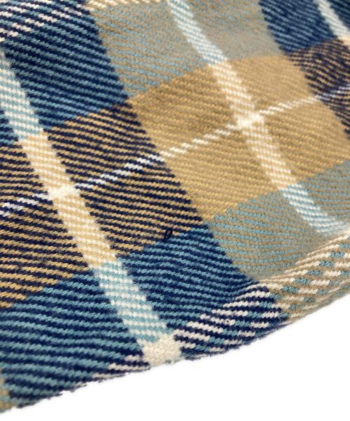 URU（ウル）URU (ウル) コットンチェックシャツ ベージュ サイズ:2の古着・服飾アイテム