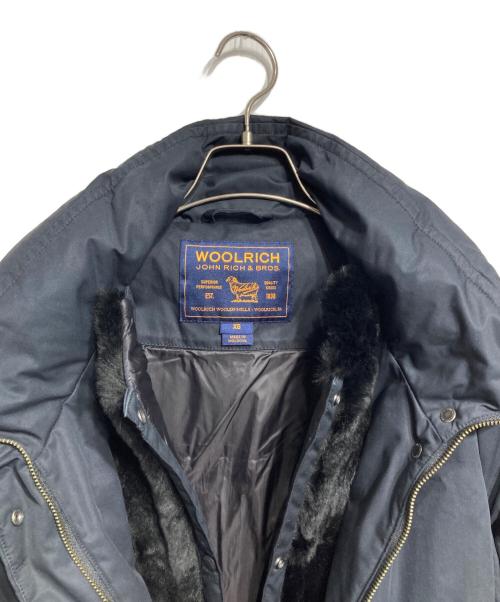 WOOLRICH（ウールリッチ）WOOLRICH (ウールリッチ) ラビットファーライナーダウンコート/Rabbit fur liner down coat ブラック サイズ:XSの古着・服飾アイテム