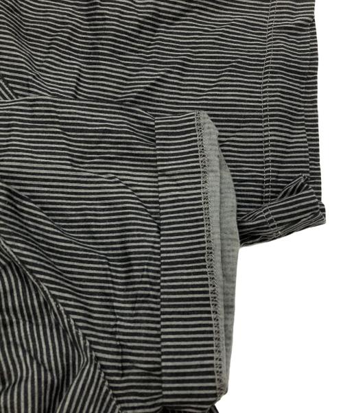 LOUIS VUITTON（ルイ ヴィトン）LOUIS VUITTON (ルイ ヴィトン) ストライプロゴTシャツ/Striped logo T-shirt グレー サイズ:XLの古着・服飾アイテム